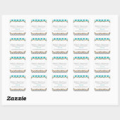 Whimsical Chevron en Stippen Stickers (Vel)