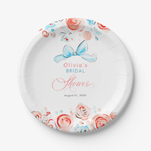 Whimsical Chic Elegante Getekende Bruiloftsdouche Papieren Bordje