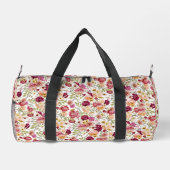 Whimsical Chic Stijlvolle Floral Duffle Bag Plunjezak (Achterkant)