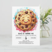 Whimsical Chic Sweets Cookies Verjaardag Kaart (Staand voorkant)