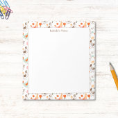 Whimsical Chickens Hens Cute Birds Notitieblok