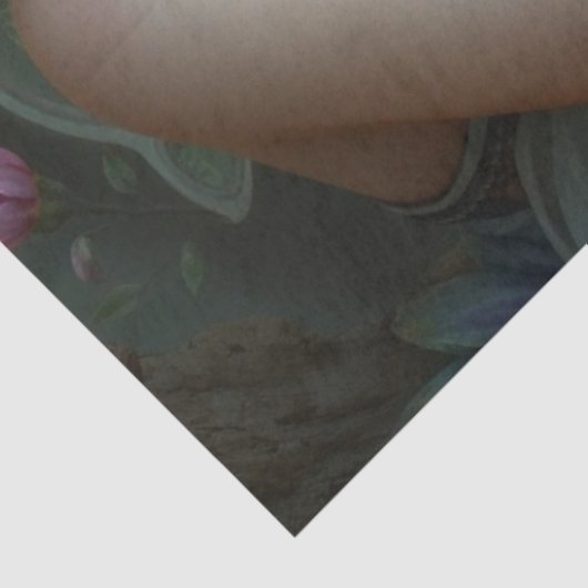 Whimsical Child Fairy - Decoupage Paper Tissuepapier (Detail)