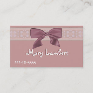 Whimsical Children's Calling Card Contactkaartje