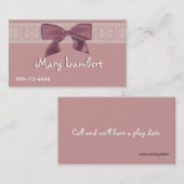 Whimsical Children's Calling Card Contactkaartje (Voorkant / Achterkant)