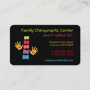 Whimsical Chiropractic Visitekaartjes