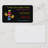 Whimsical Chiropractic Visitekaartjes (Voorkant / Achterkant)