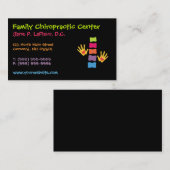 Whimsical Chiropractic Visitekaartjes (Voorkant / Achterkant)