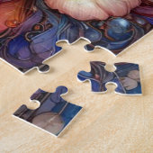 Whimsical Christelijke Schrift Verse Floral Legpuzzel (Zijkant)