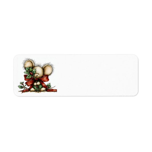 Whimsical Christmas Address Labels (Voorkant)