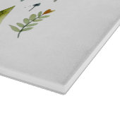 Whimsical Christmas Angel Moderne volkskunst stijl Snijplank (Hoek)