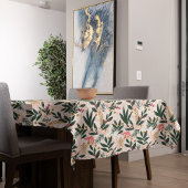 Whimsical Christmas Botanicals roze en groen Tafelkleed