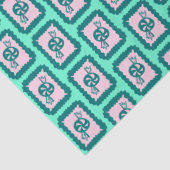 Whimsical Christmas Candy Cute Bright Holiday Tissuepapier (Detail)