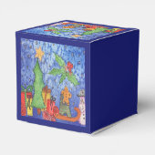 Whimsical Christmas Cheer Waterverf Painting Bedankdoosjes (Achterkant)