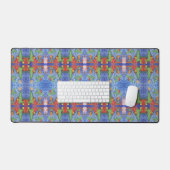 Whimsical Christmas Cheer Waterverf Painting Bureaumat (Keyboard & Muis)