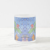 Whimsical Christmas Cheer Waterverf Painting Matglas Koffiemok (Center)