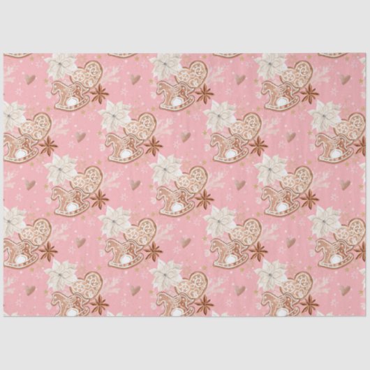 Whimsical Christmas Cookie Design Tissuepapier (Voorkant)