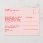 Whimsical Christmas Cute Custom Arch PHOTO Feestdagenkaart (Achterkant)