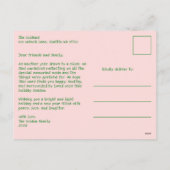 Whimsical Christmas Cute Custom Arch PHOTO Feestdagenkaart (Achterkant)