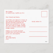 Whimsical Christmas  Cute Custom Arch PHOTO  Feestdagenkaart (Achterkant)