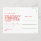 Whimsical Christmas Cute Custom Arch PHOTO Feestdagenkaart (Achterkant)