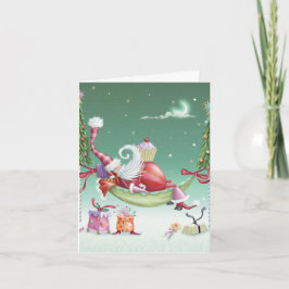 Whimsical Christmas Day Kaart - Cupcake