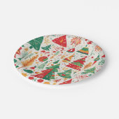 Whimsical Christmas Forest Paper Bord (Gekanteld)