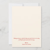 Whimsical Christmas Fotocollage Vakantie Kaart (Achterkant)