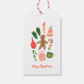 Whimsical Christmas Gift Label Cadeaulabel (Voorkant)