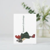 Whimsical Christmas Gnome Briefkaart - Groet (Staand voorkant)