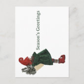 Whimsical Christmas Gnome Briefkaart - Groet (Voorkant)