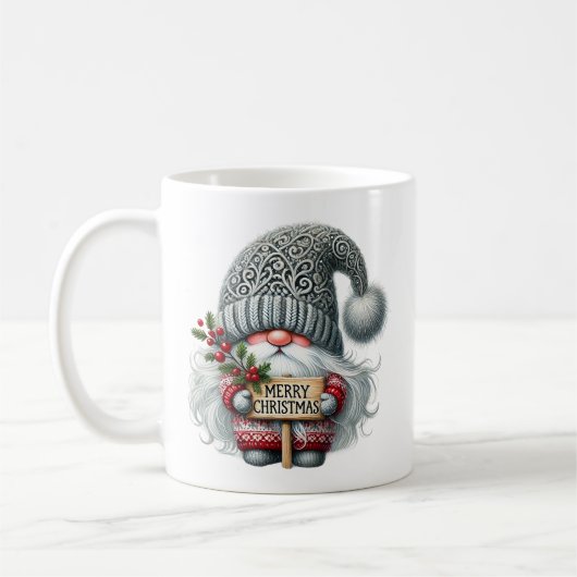 🎅 Whimsical Christmas Gnome Koffiemok (Links)