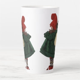 Whimsical Christmas Gnome Latte Mok