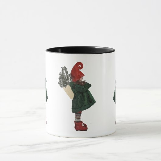 Whimsical Christmas Gnome Mok – Koffie en thee kop (Midden)