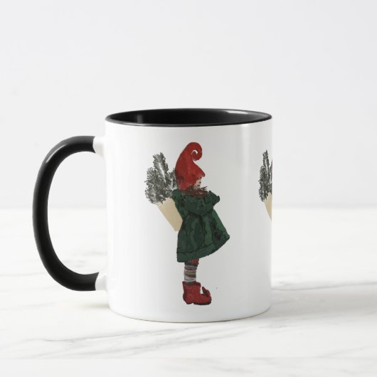 Whimsical Christmas Gnome Mok – Koffie en thee kop (Links)