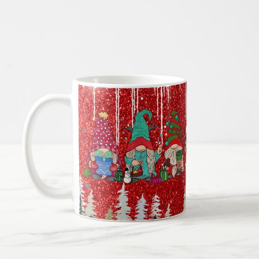 Whimsical Christmas Gnome with Festive Holiday Koffiemok (Links)