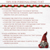 Whimsical Christmas Gnome Wrapping Paper Set van 3