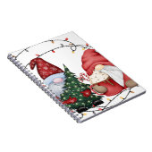 Whimsical Christmas Gnomes Scandinavische vakantie Notitieboek (Rechterzijde)
