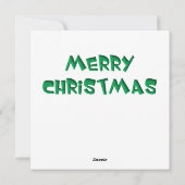 Whimsical Christmas Greeting Card Feestdagenkaart (Achterkant)