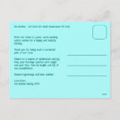 Whimsical Christmas Grid Cute Custom  Feestdagenkaart (Achterkant)