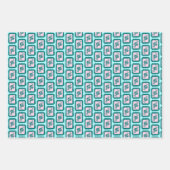 Whimsical Christmas Icon Grids Cute Bright Holiday Inpakpapier Vel (Voorkant 2)