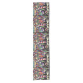 Whimsical Christmas Lighthouse gepersonaliseerd Korte Tafelloper (Voorkant)