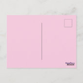 Whimsical Christmas Lighthouse Rood Roze Paarse Briefkaart (Achterkant)