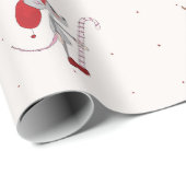Whimsical Christmas Mice Wrapping Paper  Cadeaupapier (Rol Hoek)