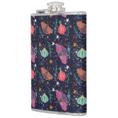 Whimsical Christmas Moth en Ornament Pattern Heupfles (Links)