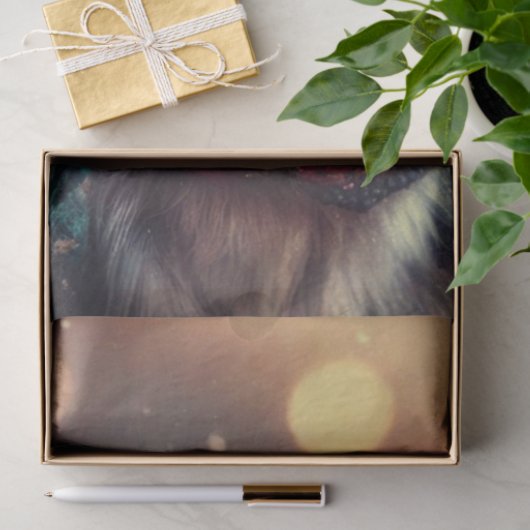 Whimsical Christmas Mouse in feestelijke Pet Decou Tissuepapier (Geschenk)