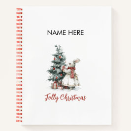 Whimsical Christmas Notebook | Holiday Gifts Notitieboek