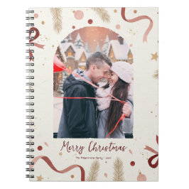 Whimsical Christmas Notebook – Minimal Holiday Des Notitieboek