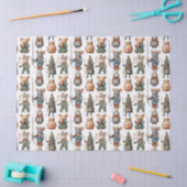 Whimsical Christmas Nutcracker Mice Tissuepapier (Craft)