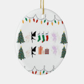 Whimsical Christmas Ornament Moravische sterren (Rechts)