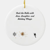 Whimsical Christmas Ornament Moravische sterren (Achterkant)